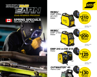 Esab Rebate