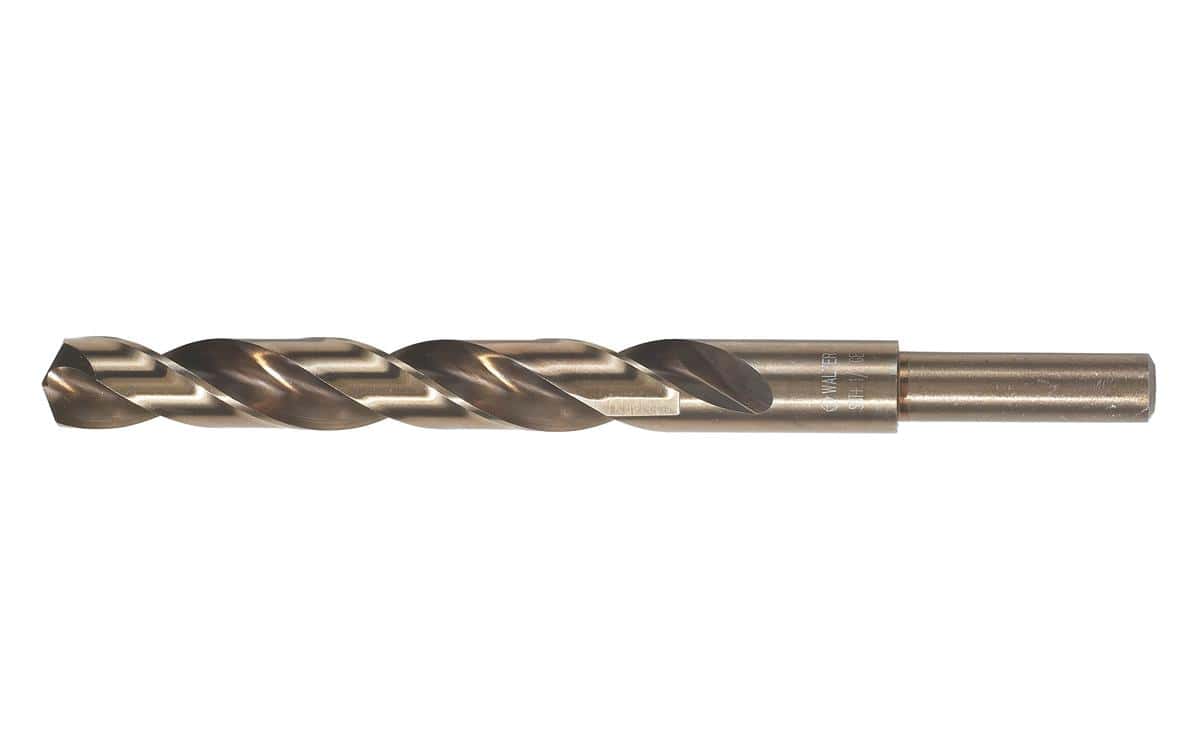 Walter SST+ 17/32" Drill Bit, 3/8" Reduced Shank, 135° Split Point