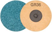 Walter Topcut 3-Inch Zirconia Sanding Disc Grit 36 Type R