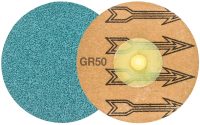 Walter Topcut 3-Inch Zirconia Sanding Disc, 50 Grit, TR Mount