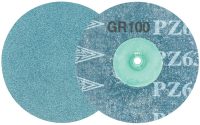 Walter Topcut 3-Inch Zirconia Sanding Disc 100 Grit