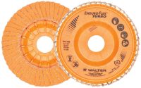Walter ENDURO-FLEX Turbo 4-1/2" Flap Disc, 36/60 Grit Hybrid