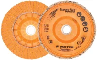 Walter Enduro-Flex Turbo 5-Inch Ceramic Flap Disc, Grit 36