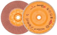 Walter Enduro-Flex 5-Inch 80 Grit Spin-On Flap Disc (10-Pack)