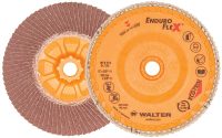 Walter Enduro-Flex 5-Inch 120 Grit Flap Disc with Spin-On Hub