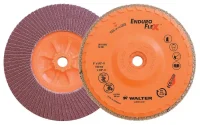 Walter ENDURO-FLEX 6-Inch Grit 60 Spin-On Flap Disc