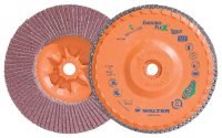 Walter Enduro-Flex Stainless 6-Inch 40 Grit Flap Disc with Spin-On Hub