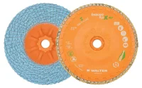 Walter Enduro-Flex Alu 4.5 Inch Grit 40 Flap Disc Spin-On