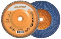Walter ALLSTEEL 4.5 Inch 60 Grit Zirconia Spin-On Flap Disc