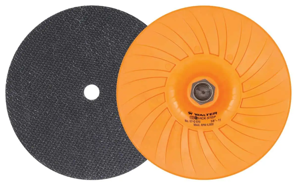 7-Inch Soft Foam Interface Pad for Curved Surface Finishing