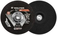Walter HP 9-Inch Hubbed Grinding Wheel for Steel
