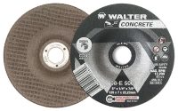 Walter 5" x 1/4" C24 Silicon Carbide Grinding Wheel for Concrete & Masonry