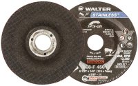 Walter 4.5 Inch Spin-On Stainless Steel Grinding Wheel