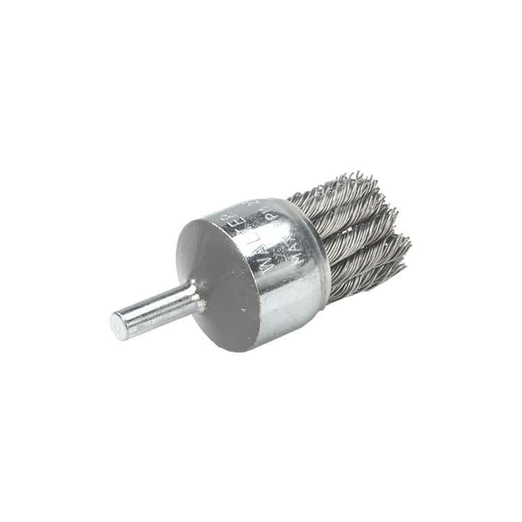 Walter Allsteel 1-1/8" Knot Twist Wire End Brush with 1/4" Shank