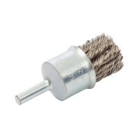 Walter Allsteel 1-1/8 Inch Crimped Wire End Brush with 1/4 Inch Shaft
