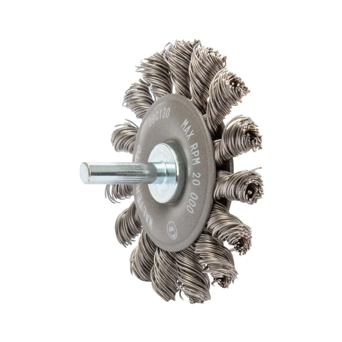 Walter Allsteel 2-3/4 Inch Mounted Knot Wire Brush for Die Grinders