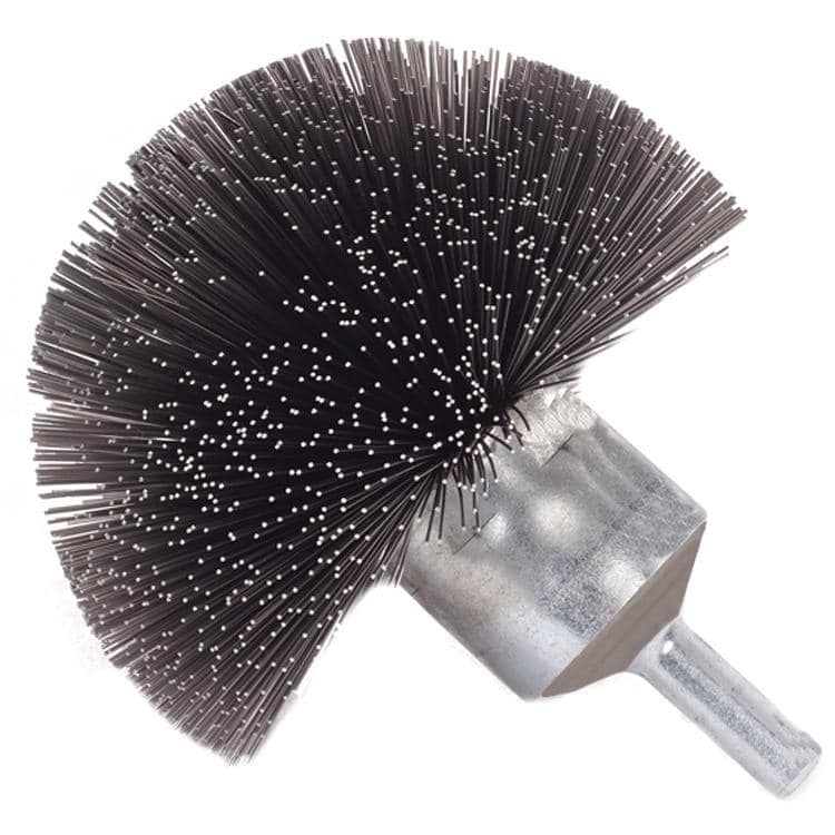 Walter Allsteel 1-1/2" Spherical Mounted Wire Brush with 1/4" Shaft