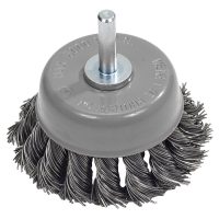 Walter Allsteel 3-Inch Mounted Wire Cup Brush with 1/4-Inch Shaft