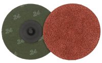 Walter 3-Inch Spinlock Aluminum Oxide Fiber Disc 24 Grit