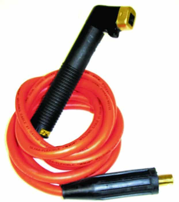 10ft #1 Welding Cable Whip with Stinger and LC-40 Connector