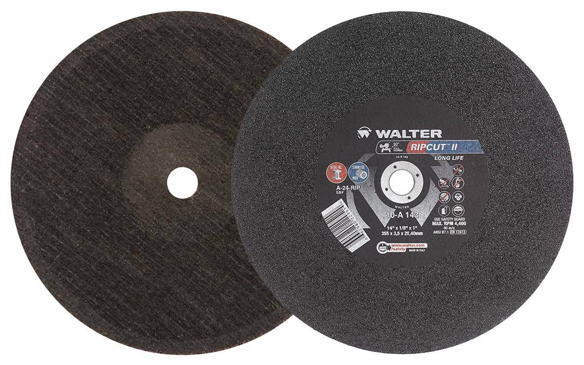 Walter Ripcut 14-Inch Abrasive Chop Saw Wheel for Steel