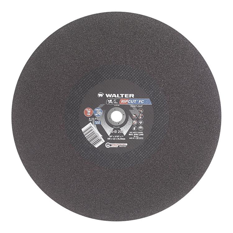Walter Ripcut 20-Inch Abrasive Chopsaw Wheel for Steel and Stainless