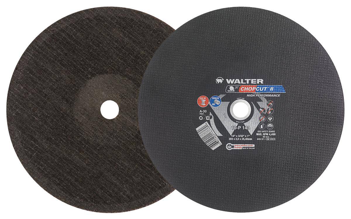 Walter Chopcut II 14" x 3/32" x 1" Abrasive Cut-Off Wheel