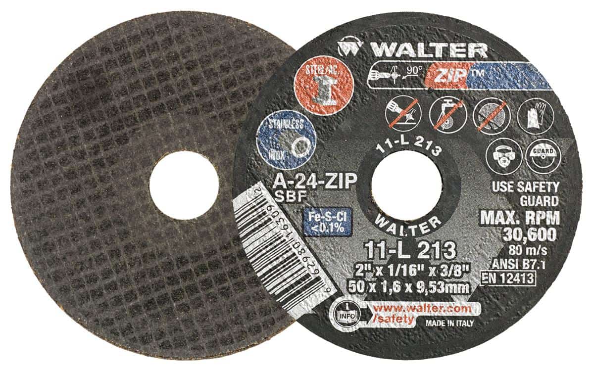 Walter ZIP 2-Inch Die Grinder Cut-Off Wheel Pack of 25