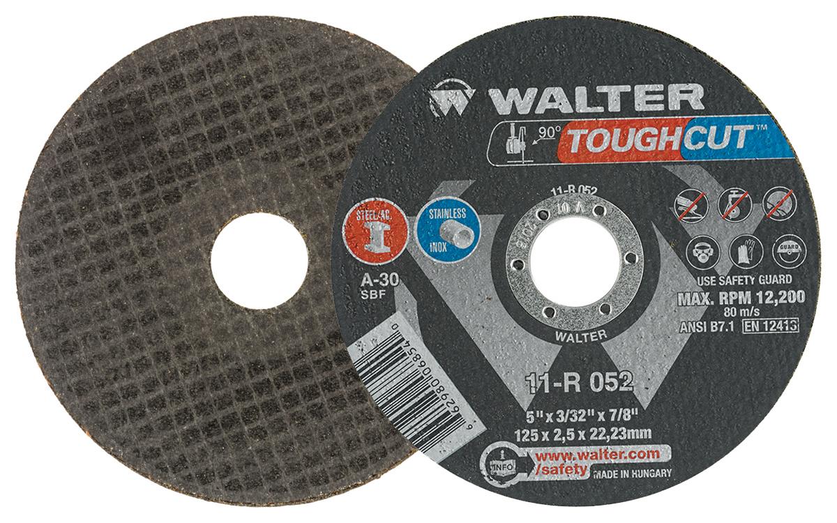 Walter Toughcut 5-Inch Type 27 Cutting Wheel 3/32 Thickness