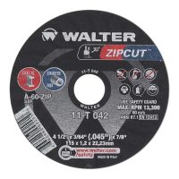 Walter ZIPCUT 4-1/2" x .045" x 7/8" Cut-Off Wheel Type 1 (Pack of 25)