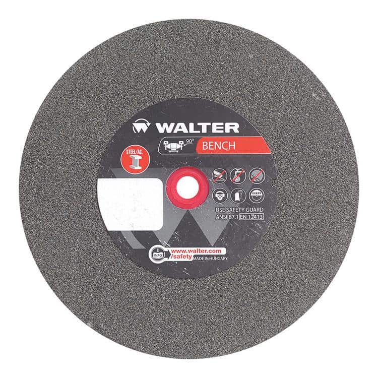 Walter 8-Inch 60 Grit General Purpose Bench Grinder Wheel with Bushings