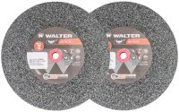 Walter 8-Inch Bench Grinder Wheel, 24 Grit Coarse, with Bushings