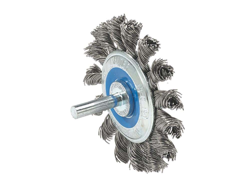 2-3/4" Knot-Twisted Mounted Wire Brush with 1/4" Shaft