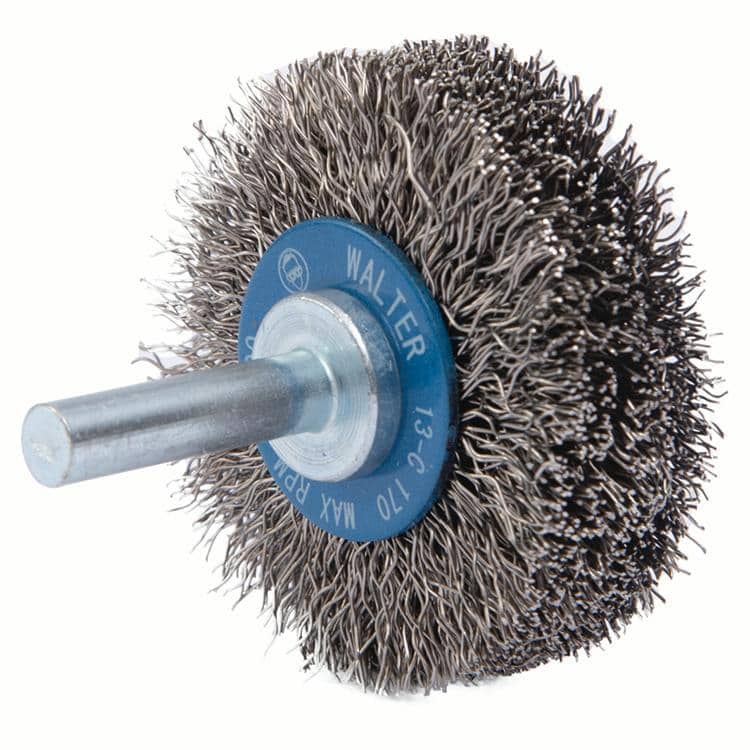 Walter 2-Inch Stainless Steel Mounted Wire Wheel Brush