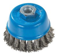 Walter 3-Inch Stainless Steel Knot Cup Brush 5/8-11 Arbor