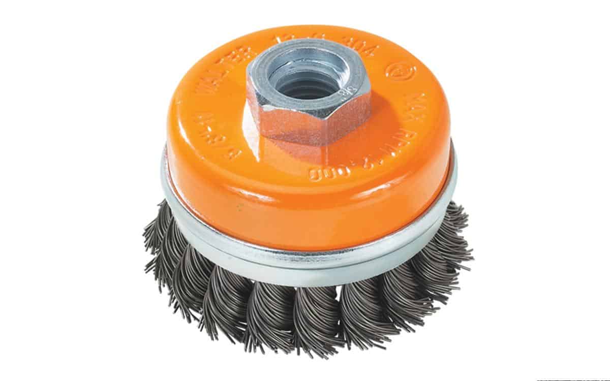 Walter 3-Inch M14 Thread Wire Cup Brush for Steel