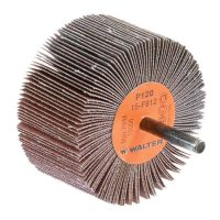 Walter Two-In-One Mounted Flap Wheel 3 Inch x 1-1/2 Inch 120 Grit