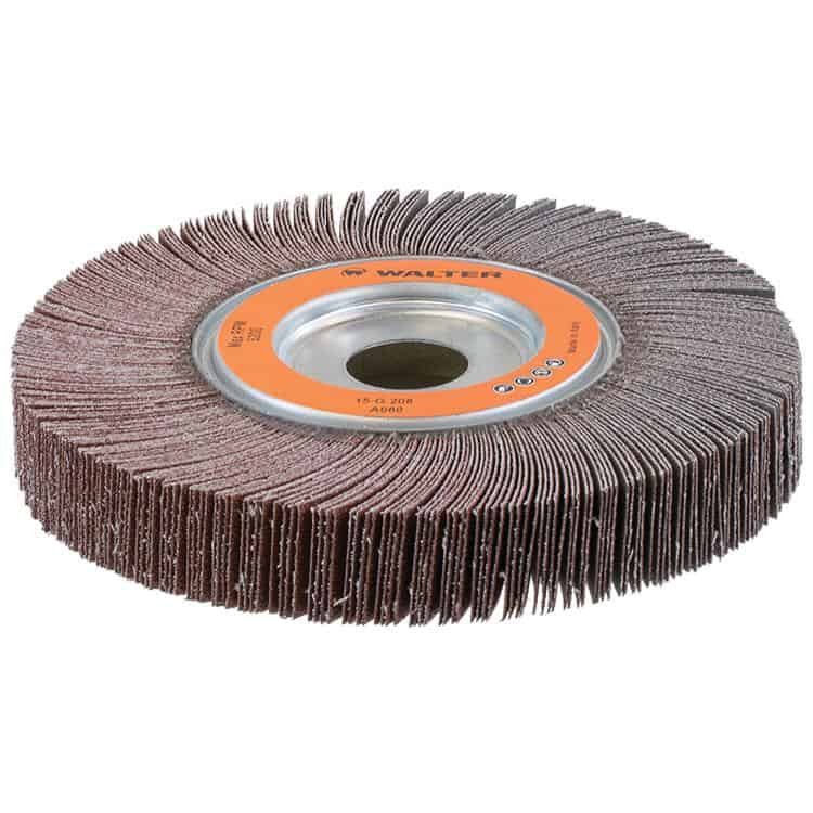 Walter Coolcut 6-1/2-Inch x 1-Inch 80 Grit Bench Grinder Flap Wheel