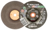 Walter Flexcut 5-Inch Flexible Grinding Wheel 60 Grit Spin-On