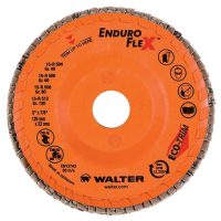 Walter Enduro-Flex 5-Inch Flap Disc 60 Grit Spin-On