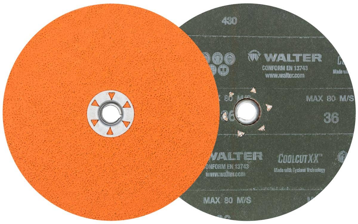 Walter Coolcut XX 7-Inch 36 Grit Quick-Change Sanding Disc