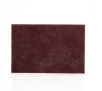 3M Scotch-Brite 7447 PRO General Purpose Hand Pad, 6" x 9", Very Fine, Maroon (Box of 60)