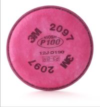 3M 2097 P100 Particulate Filter with Nuisance Organic Vapor Relief