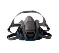 3M 6503QL Rugged Comfort Quick Latch Half Facepiece Reusable Respirator, Large