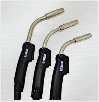American Weldquip Cool-Grip 350A MIG Gun, 8ft, Miller Connection, 45° Neck