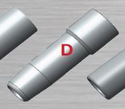 American Weldquip 7/16" Tapered MIG Nozzle with Built-In Insulator