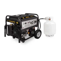 BE Power Equipment 9400W Dual Fuel Portable Generator with Electric Start