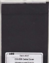 6-Inch Robotic Cable Sleeve, Vinyl/Teflon with Velcro Closure