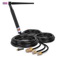 CK Worldwide CK20 Water-Cooled TIG Torch Kit, 250A, 25ft, 3-Piece Cable