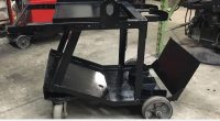 2-Shelf Mobile Stud Welder Trolley